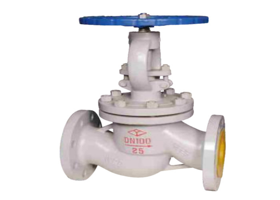 วาล์วลูกโลกหน้าแปลนมาตรฐานรัสเซีย 1.0 / 2.5 / 4.0 Mpa Rising Stem WCB