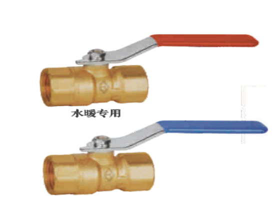 PTFE ทองเหลือง 1 นิ้วลอยบอลวาล์วการเชื่อมต่อเกลียว 1.0/1.6 Mpa ความดัน