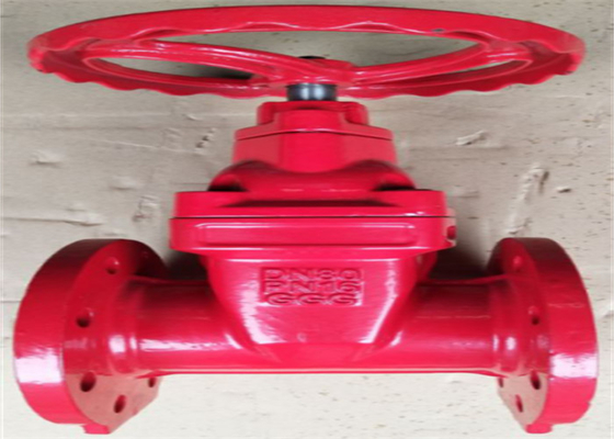 วาล์วประตูป้องกันการกัดกร่อนป้องกันการกัดกร่อน Soft Seal Flange End 1.6 Mpa