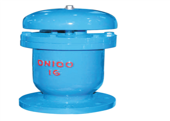 วาล์วปล่อยอากาศเหล็กหล่อน้ำหนักเบา, กันสนิม 1.0 Mpa Double Orifice Air Valve